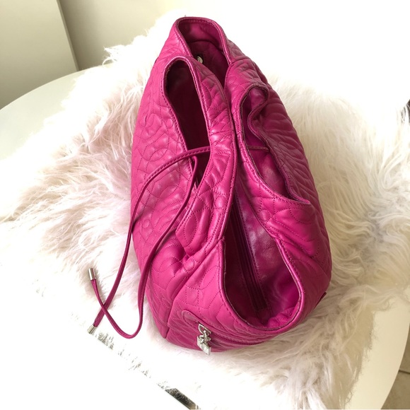 Donald Pliner Quilted Leather Handbag - Picture 2 of 15